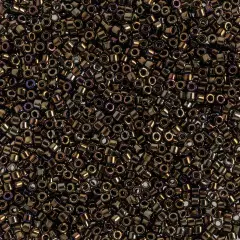 Miyuki Delica 50g Iris Glass Beads, 11/0 Brown (DB0007)
