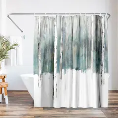 Americanflat 71" x 74" Shower Curtain, Winters Trail II by PI Creative Art