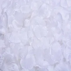 1000 Pcs Rose Petal Wedding Party Decorations White
