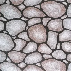 Fadeless Design Roll - 48" x 50 ft, Rockwall