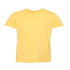 BELLA + CANVAS&reg; Youth CVC Jersey Crew Neck Short Sleeve Tee - 3001YCVC Heather yellow gold