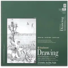 Strathmore 400 Series Recycled Drawing Pad - 24" x 18", Landscape, 24 Sheets