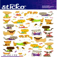 Sticko Tiny Cats & Dogs Stickers
