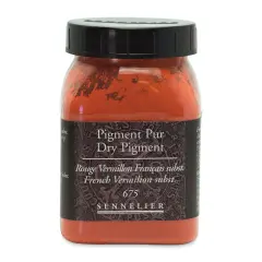Sennelier Dry Pigment - French Vermilion Hue, 100 g jar