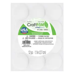 FloraCraft CraftFoM Ball 12/Pkg-1.1"