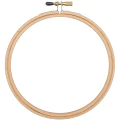 Frank A. Edmunds Wood Embroidery Hoop W/Round Edges 5"-Natural