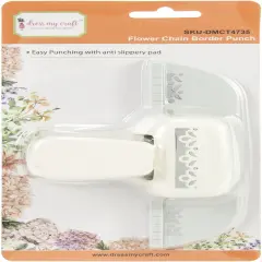 Dress My Craft Paper Punch-Flower Chain Border