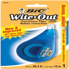 BIC Wite-Out EZ Correction Tape-.166"X39.3'