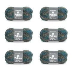 Patons Kroy Socks FX Cascade Colors Yarn - 6 Pack of 1.75oz/50g - Blended Fiber - 1 Super Fine - 166 Yards - Knitting/Crochet