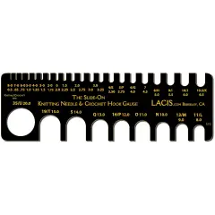 Lacis Knit & Crochet Gauge 8-0 To 35 Slide-On