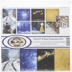 Reminisce Collection Kit 12"X12"-North Pole Express