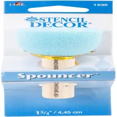 Plaid Spouncer Sponge Stencil Brush-1-3/4"