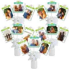 Big Dot of Happiness Final Fiesta - Last Fiesta Bachelorette Party Picture Centerpiece Sticks - Photo Table Toppers - 15 Pieces