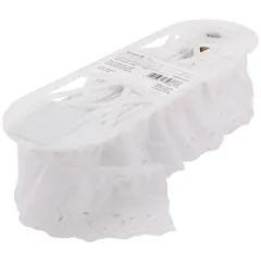 Simplicity Floral Eyelet 2-5/8"X10yd-White