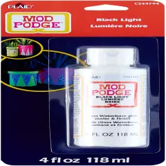 Plaid Mod Podge Black Light-4oz