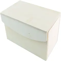 CousinDIY Unfinished Wood Foldover Storage Box-8"X4.5"X4.5"