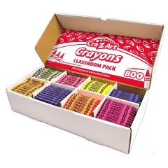 Crayon Class Pack, 8 Color, 400 Count Box
