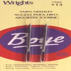 Boye Steel Yarn Needles-Size 13 2/Pkg