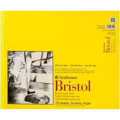 Strathmore Bristol Smooth Paper Pad 14"X17"-20 Sheets