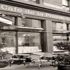 Cafe la Presse Pano - 1 Poster Print by Alan Blaustein - Item # VARPDXABSFV24