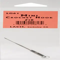 Lacis Mini Crochet Hook 2.25"-#10