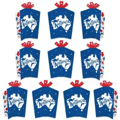 Big Dot of Happiness Australia Day - Table Decorations - G'Day Mate Aussie Party Fold and Flare Centerpieces - 10 Count