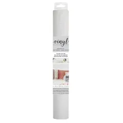 American Crafts Adhesive Vinyl Roll 12"X36"-Silver Glitter