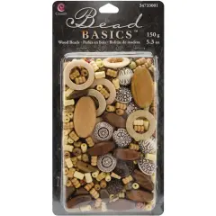CousinDIY Jewelry Basics Wood Beads 5.3oz-#1