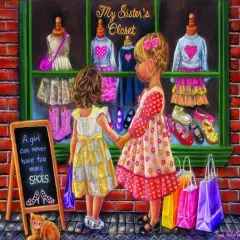 Sunsout My Sister's Closet 300 pc Jigsaw Puzzle 35855