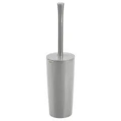 mDesign Slim Modern Compact Plastic Toilet Bowl Brush and Holder