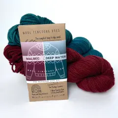 Wool Tincture Dye Color Pack Pairings Malbec-deep water
