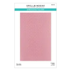 Spellbinders Embossing Folder-Tiny Dots