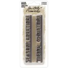 Tim Holtz Idea-Ology Festive Marquee-2/Pkg