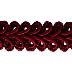 100yards of Alice Classic Woven Braid Trim | 100 yard cut Burgundy