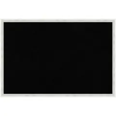 Paige Wood Framed Corkboard, Black Cork Paige White Silver