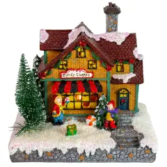 Northlight LED Lighted Candy Shoppe Christmas Village Decoration - 6.75" Beige