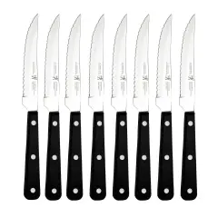 HENCKELS Razor-Sharp Steak Knife Set of 8, German Engineered Informed by 100+ Years of Mastery