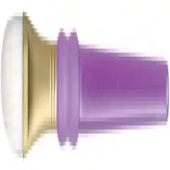 Crafter's Choice White Taklon Oval Wash Brush