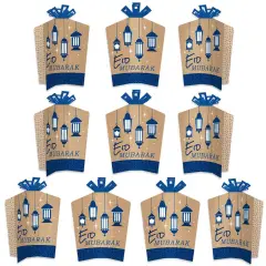 Big Dot of Happiness Eid Mubarak Table Decorations - Ramadan Fold and Flare Centerpieces - 10 Count