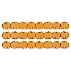 Doodle Pumpkins EZ Border, 48 Feet Per Pack, 3 Packs
