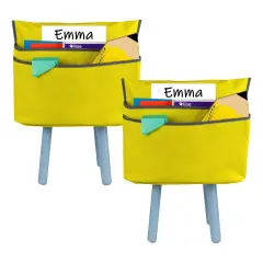 Small Chair Cubbie&trade;, 12", Sunny Yellow, Pack of 2