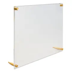 Wexel Art Acrylic Panel Frame - Tabletop, Gold Hardware, 8" x 10"