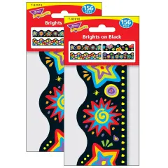 Brights on Black Terrific Trimmers&reg;, Variety Pack, 156 Feet Per Pack, 2 Packs