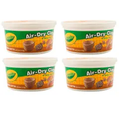 Air-Dry Clay, Terra Cotta, 2.5 lb Tub, Pack of 4