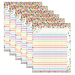 Confetti Incentive Chart, Pack of 6