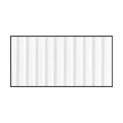Corrugated Paper, White, 48" x 25', 1 Roll