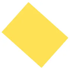 Coated Poster Board, Yellow, 22" x 28", 25 Sheets