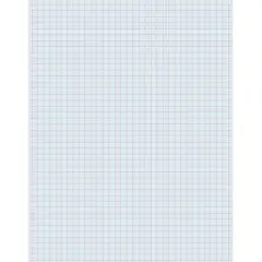 Graphing Paper, White, 1/4" Quadrille Ruled, 8-1/2" x 11", 500 Sheets
