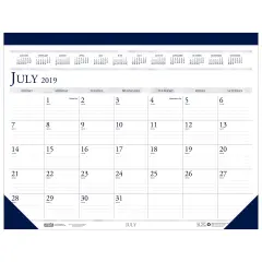 Academic Desk Pad, 18 1/2" x 13", Pack of 2