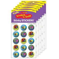 Bug Buddies/Orchard Stinky Stickers&reg;, 60 Per Pack, 6 Packs